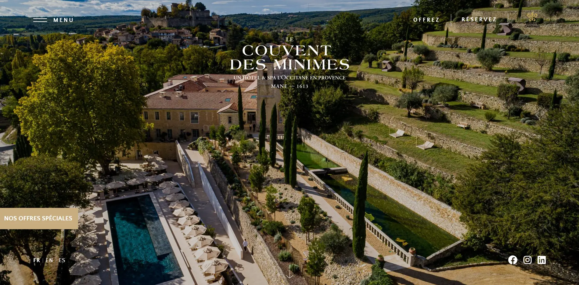 Le Couvent des Minimes – Hôtel Spa L&rsquo;Occitane en Haute-Provence