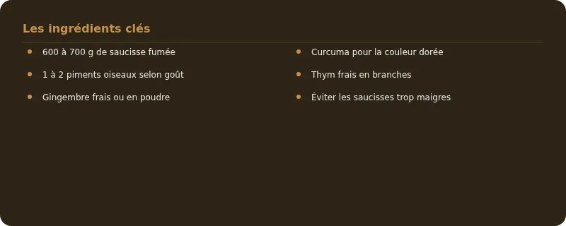 Infographie rougail saucisse