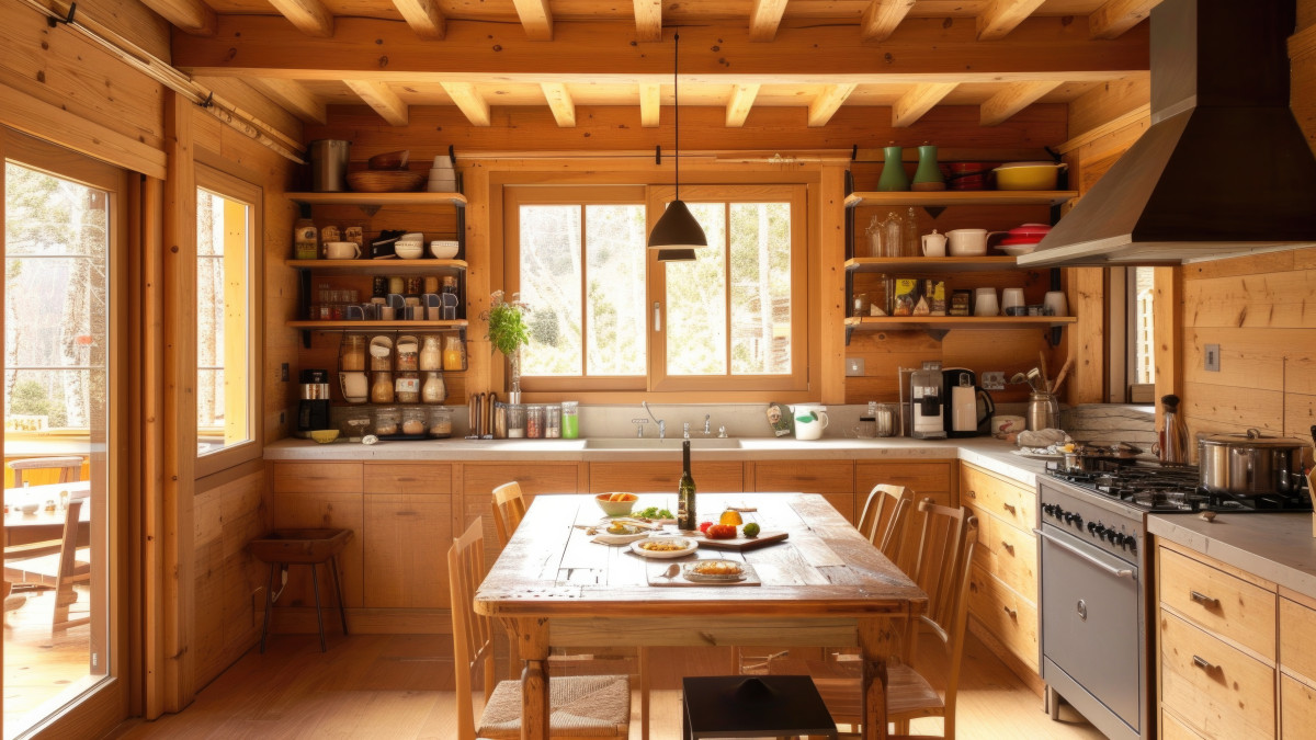 chalet de montagne bien équipé
